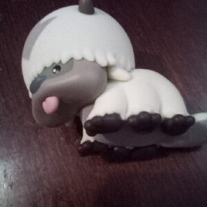 Cute White and Gray Animal Figurine AVATAR